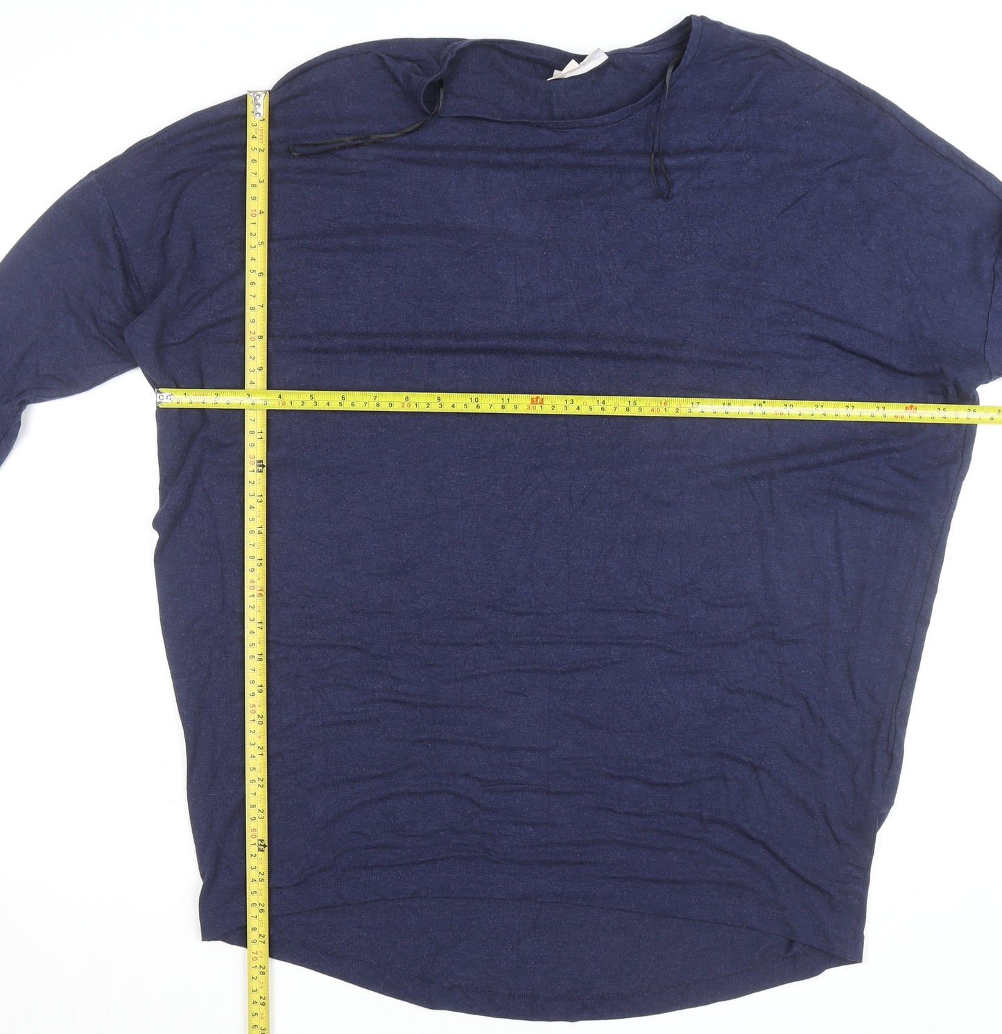 ONLY Carmakoma Women's Blue 3/4 Sleeve Relaxed Jersey Top Size 20