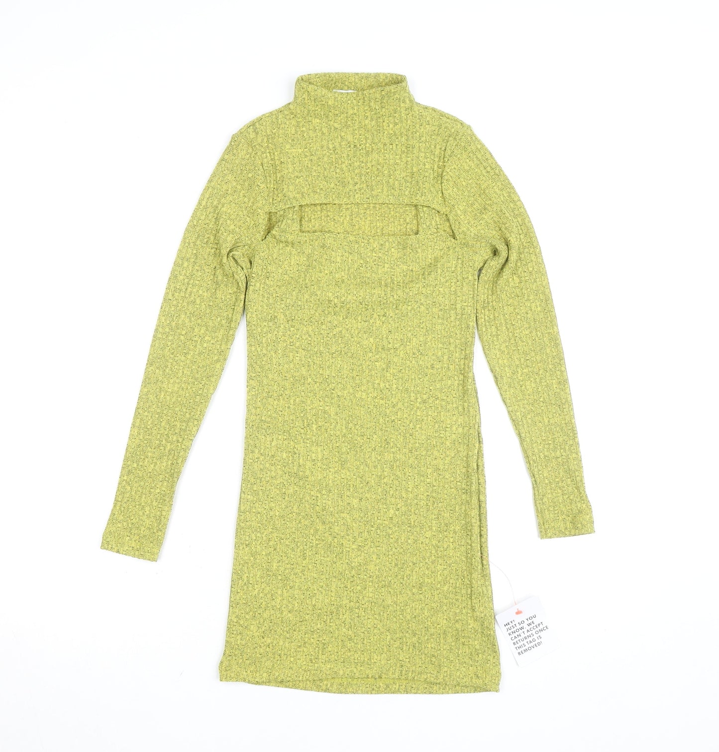 ASOS DESIGN Petite Women’s Green Bodycon Short Knit Dress Size 4