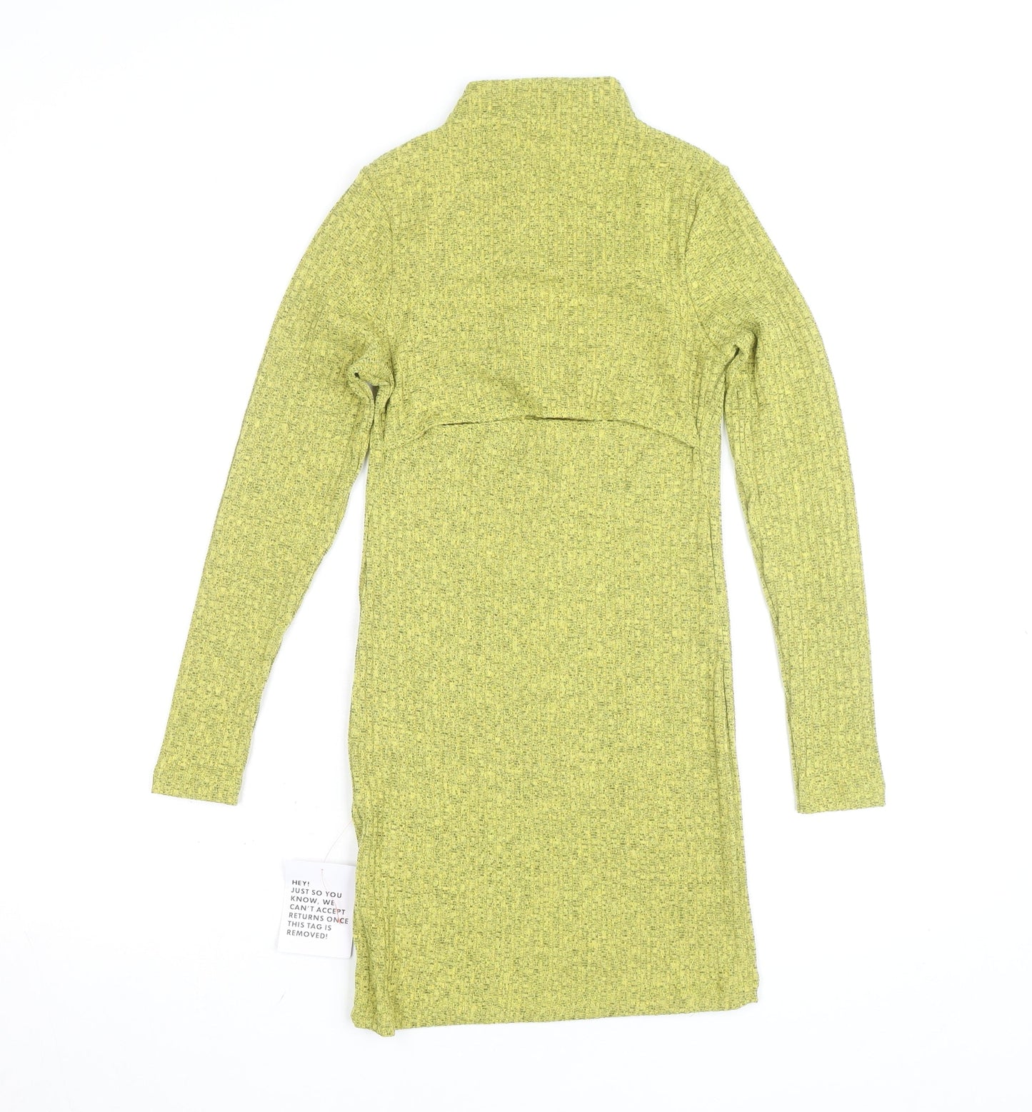 ASOS DESIGN Petite Women’s Green Bodycon Short Knit Dress Size 4