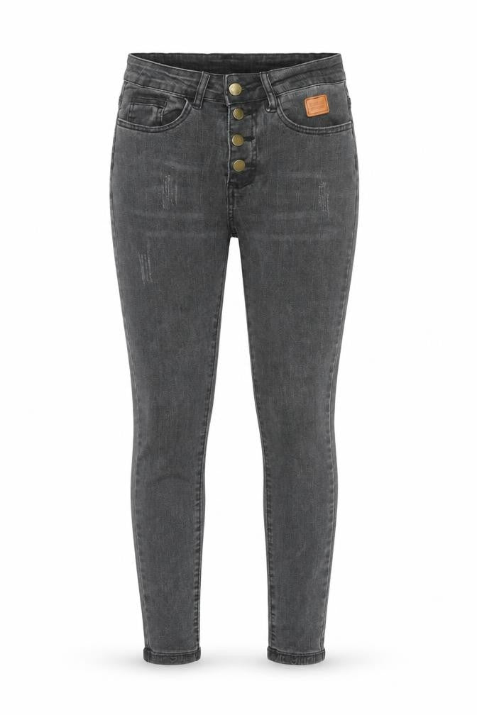 SHEIN Women's Grey High Rise Skinny Jegging Stretch Trousers XS