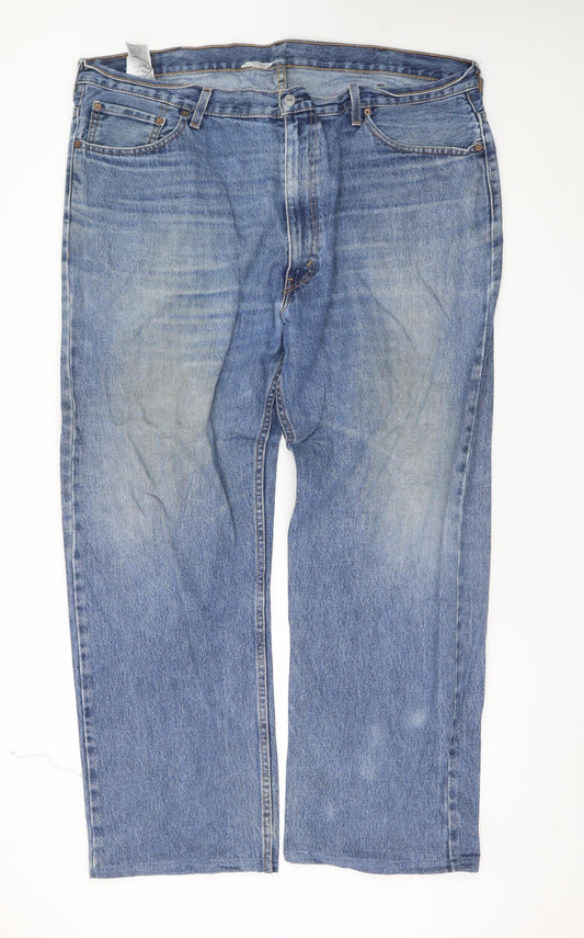 Levi's 505 Men's Blue Straight Leg Denim Jeans W44 L32