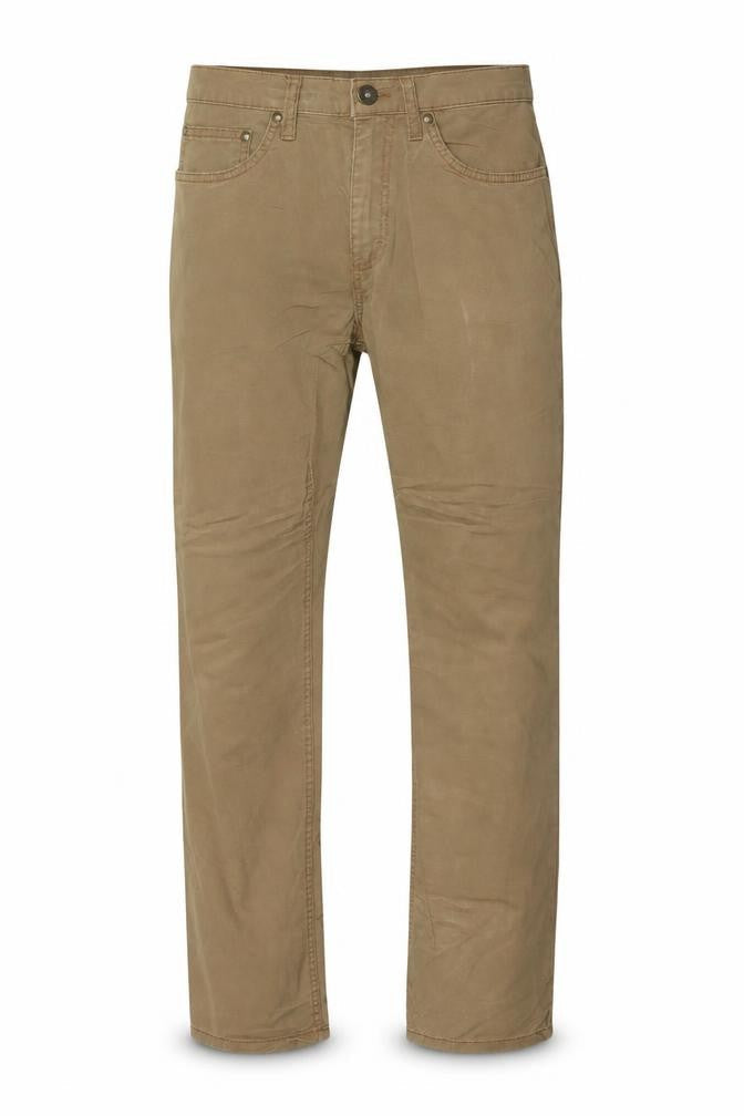 Wrangler Men's Beige Straight Fit Chino Trousers 30x32