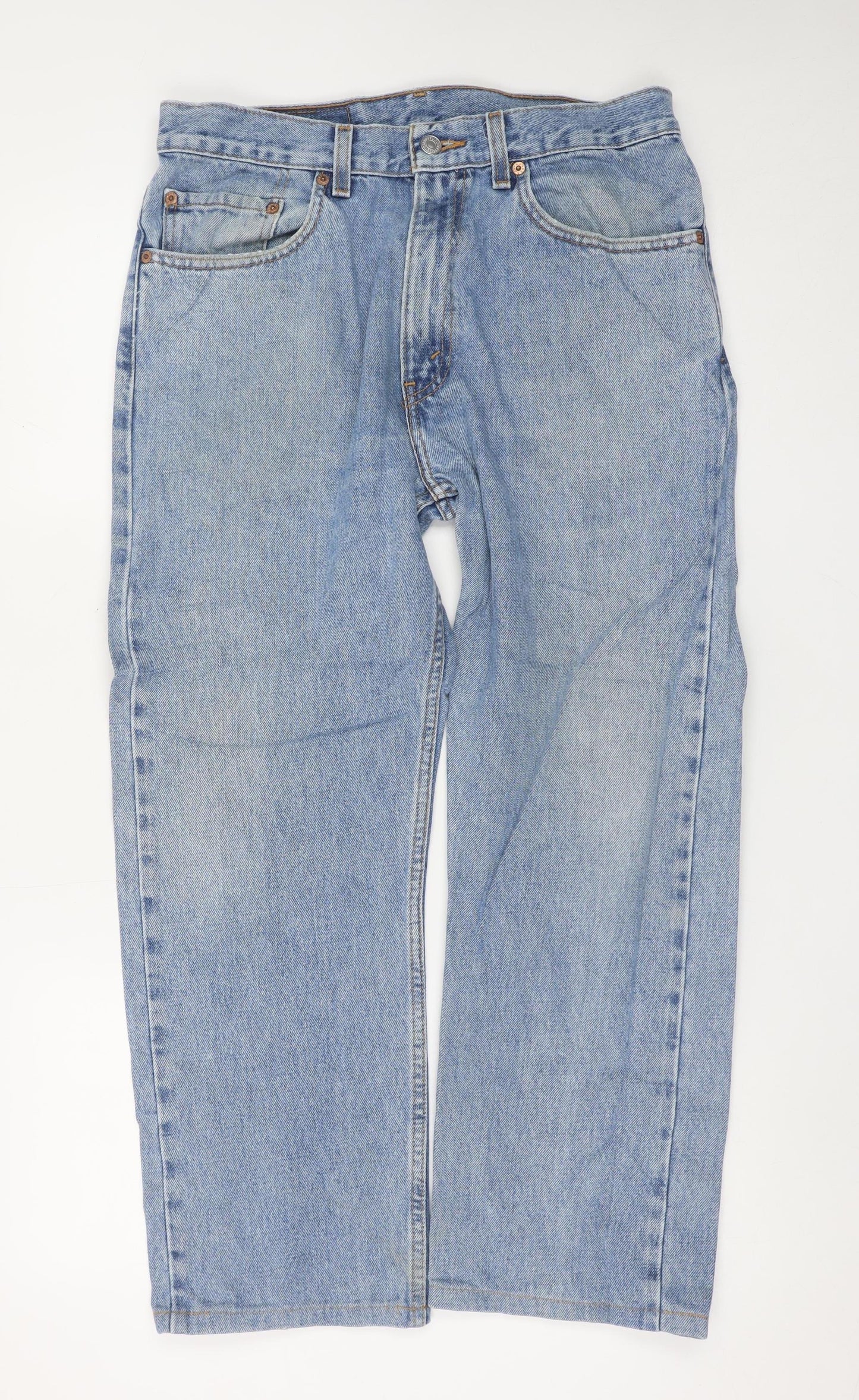 Levi's 505 Men's Blue Regular Fit Straight Leg Jeans W32 L30