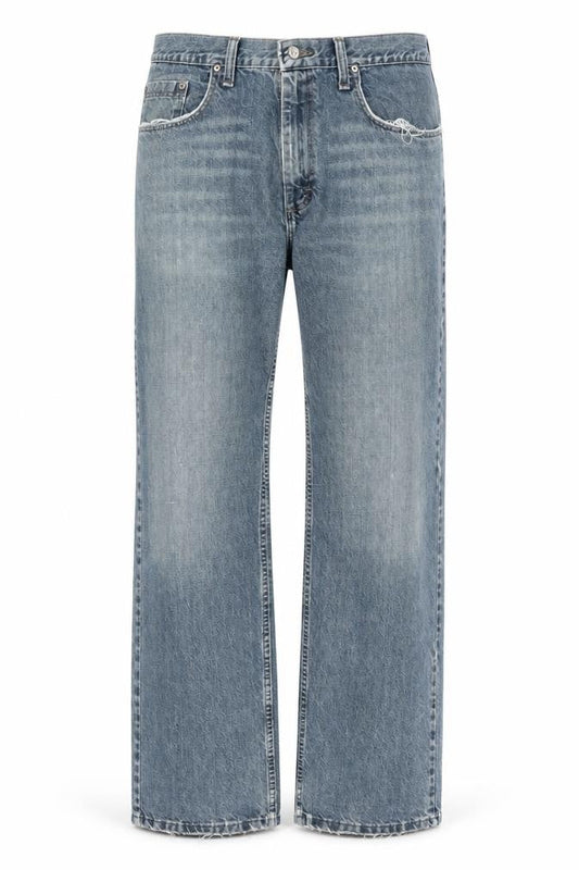 Wrangler Originals Men's Blue Loose Straight 36x34 Denim Jeans