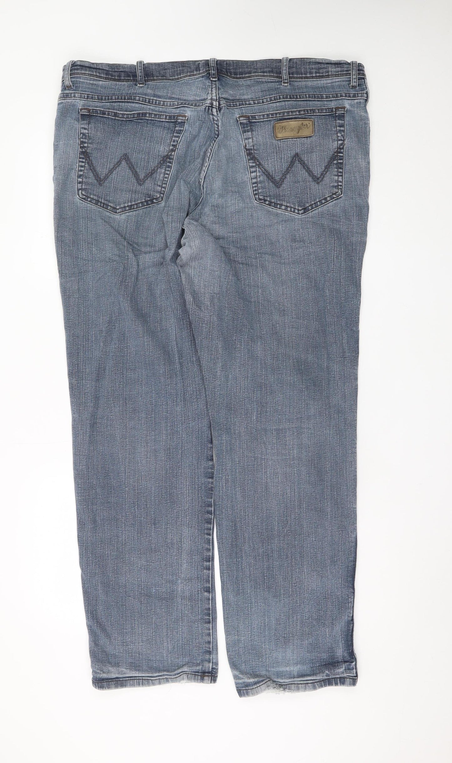 Wrangler Men's Blue Regular Fit Texas Straight Jeans W42 L32