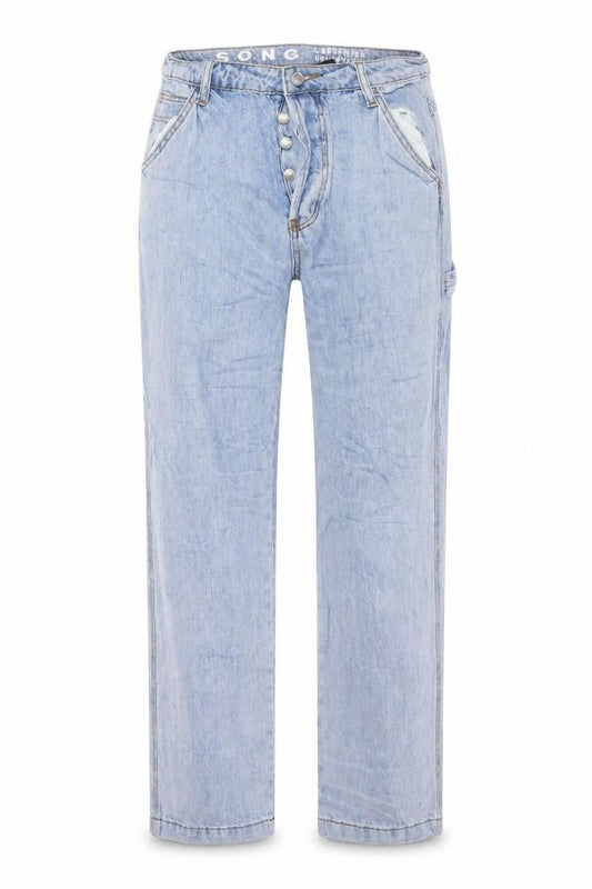 S.O.N.G Men's Blue 28 Straight Leg Denim Jeans