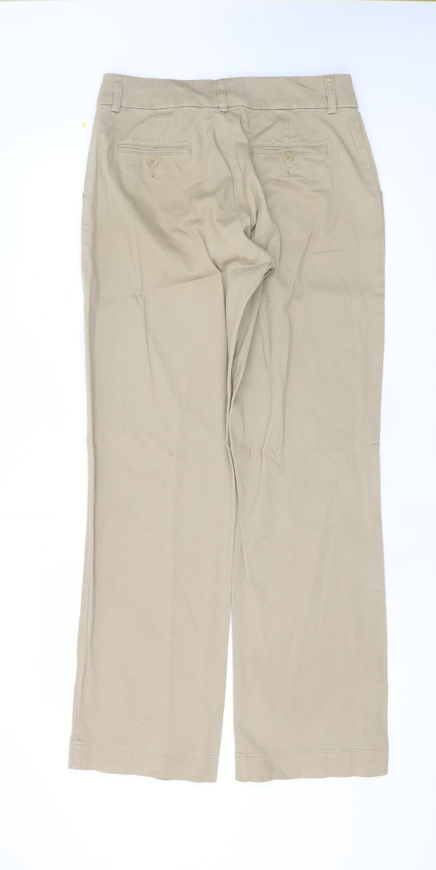 Lee Men's Beige Chino Trousers M Regular Fit Stretch Cotton