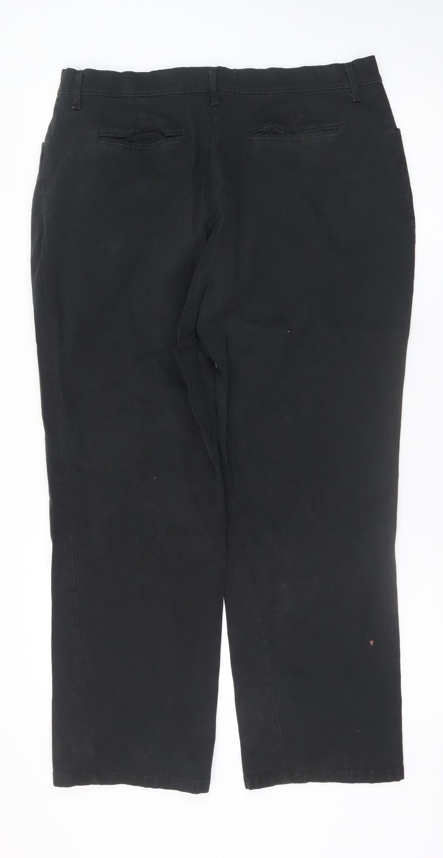 Lee Relaxed Fit Black Straight Jeans Men’s Size 16
