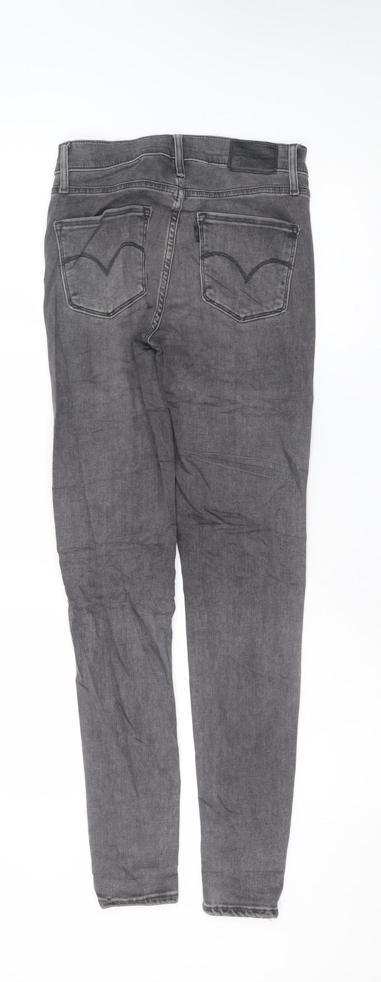 Levi's Women's Grey 720 High Rise Super Skinny Jeans Size 25