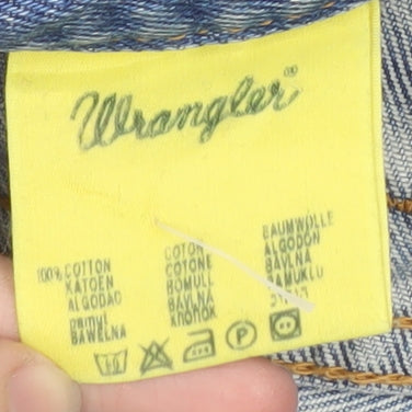 Wrangler Men's Blue Light Wash Straight Leg Jeans W34 L32