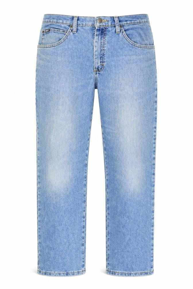 Lee Men's Blue Straight Leg Denim Jeans 38W 30L Regular Fit