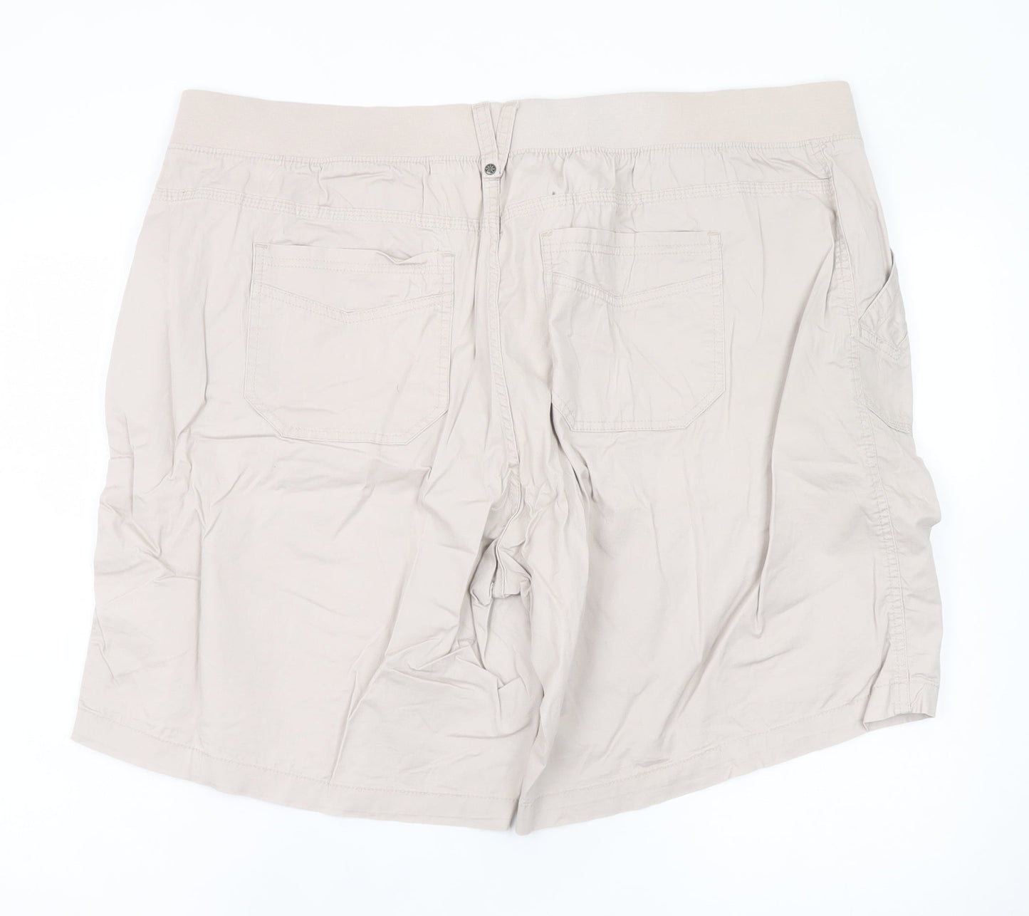 Lee Platinum Label Men's Beige Cargo Shorts Size 24W Cotton Blend