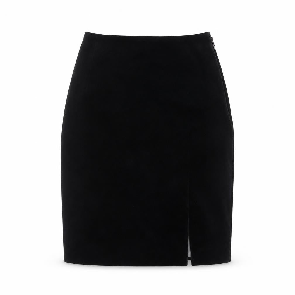 Marks & Spencer Women’s Black Velvet Pencil Skirt Size 8