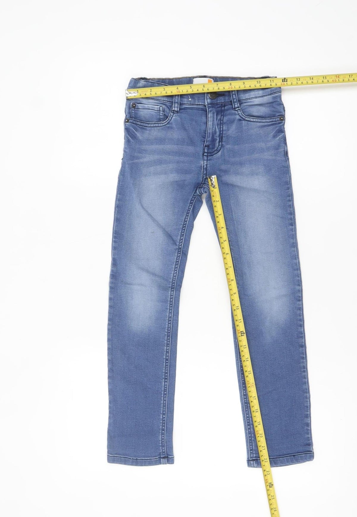 Timberland Boys Blue Slim Fit Stretch Denim Jeans 8 Years