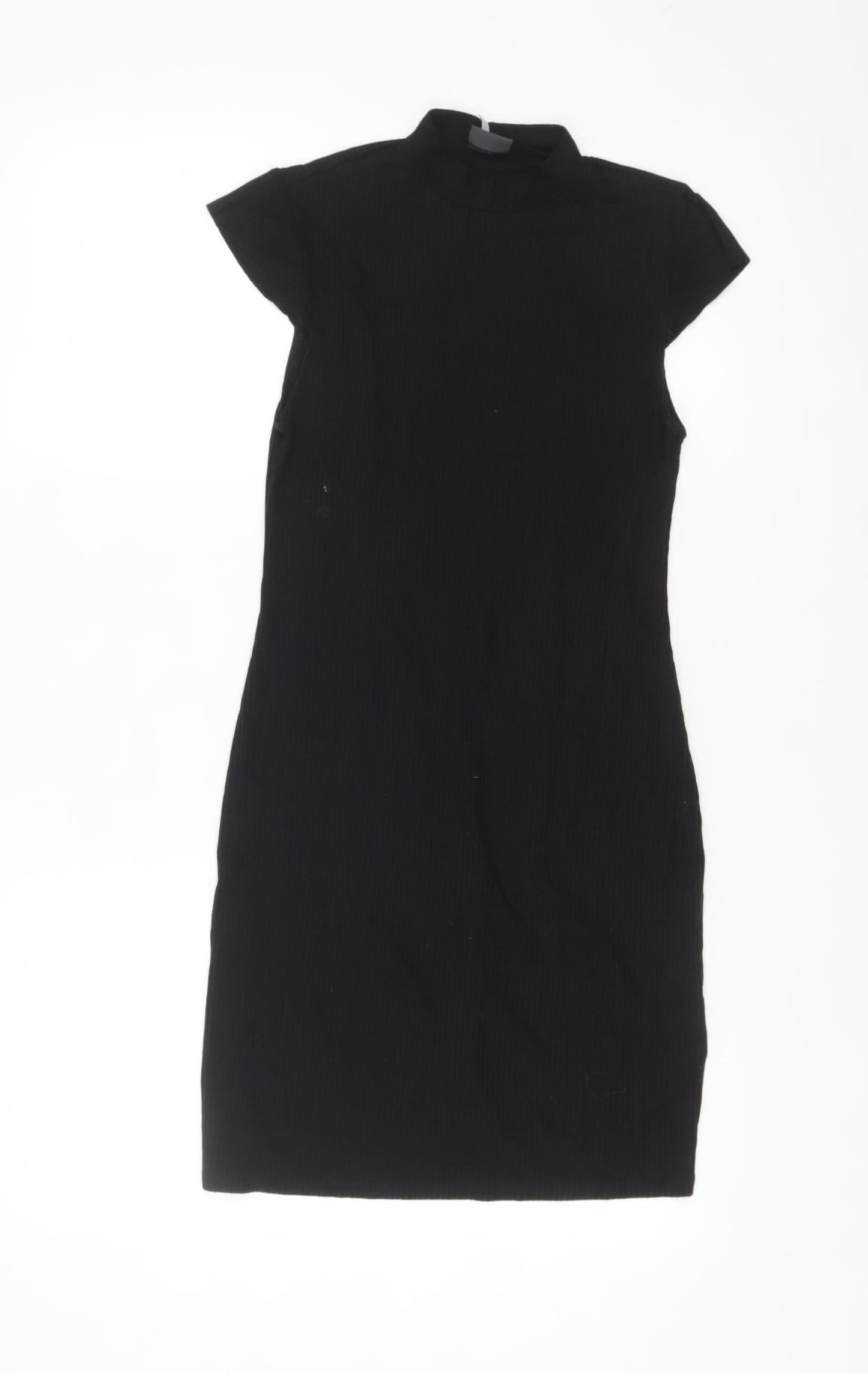 Sparkle & Fade Women’s Black XS Bodycon Short Dress