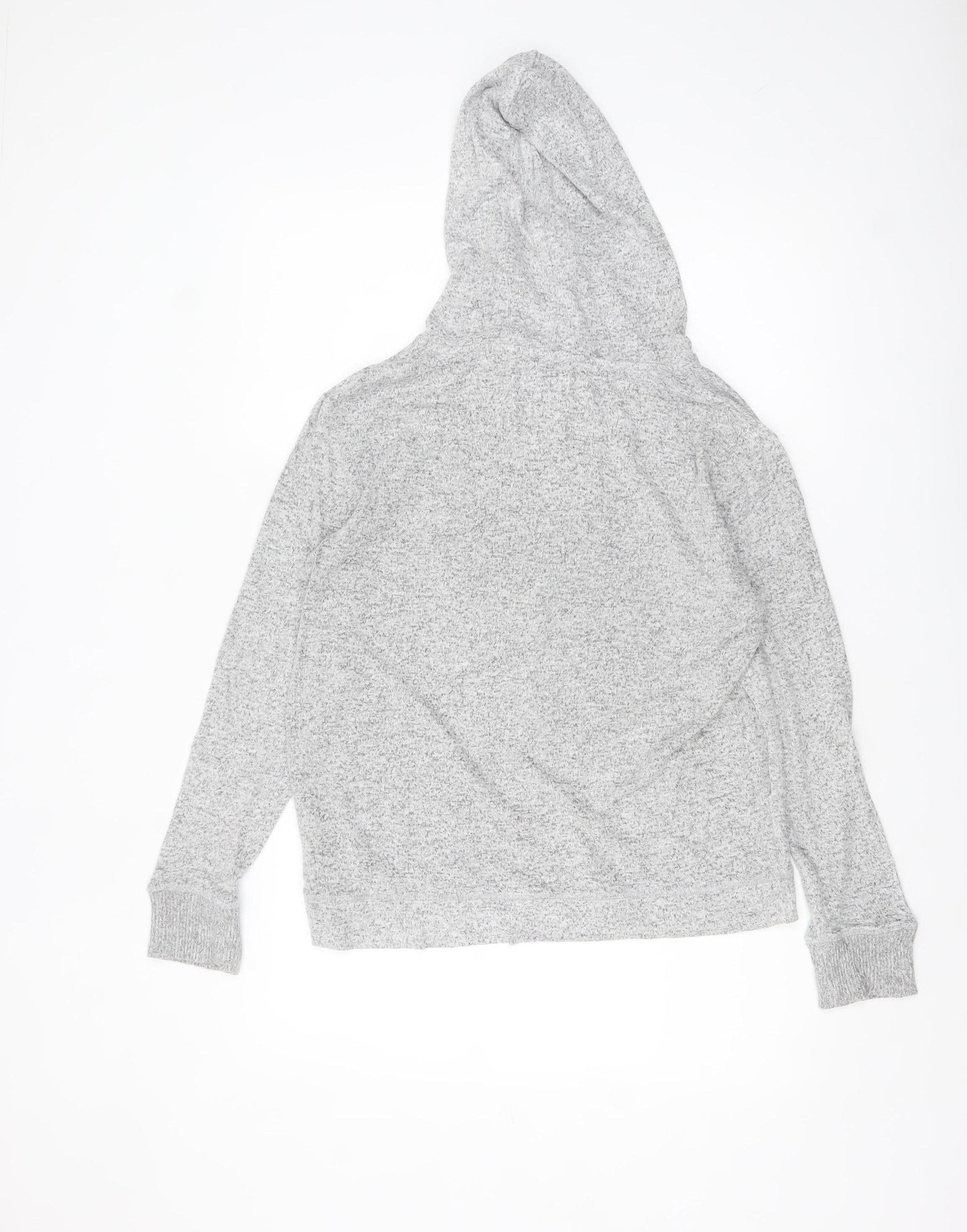 FatFace Women Grey Hoodie Size 8 Pullover Soft Knit Loungewear