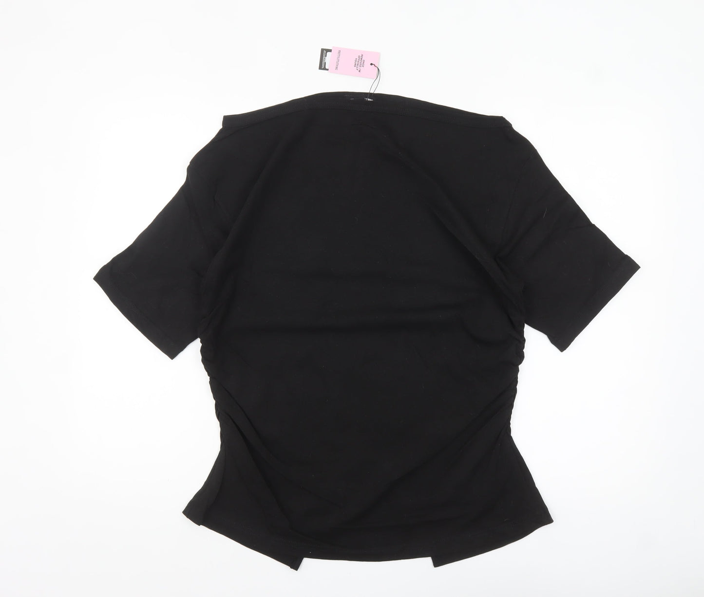 PrettyLittleThing Womens Black M Basic Cotton Short Sleeve T-Shirt