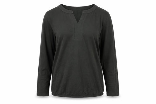 Cecil Women's Green V-Neck Long Sleeve Tunic Blouse Size S