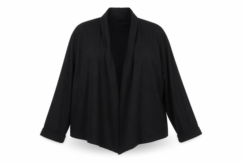 Marks & Spencer Women’s Black Viscose Open Jacket Size 20