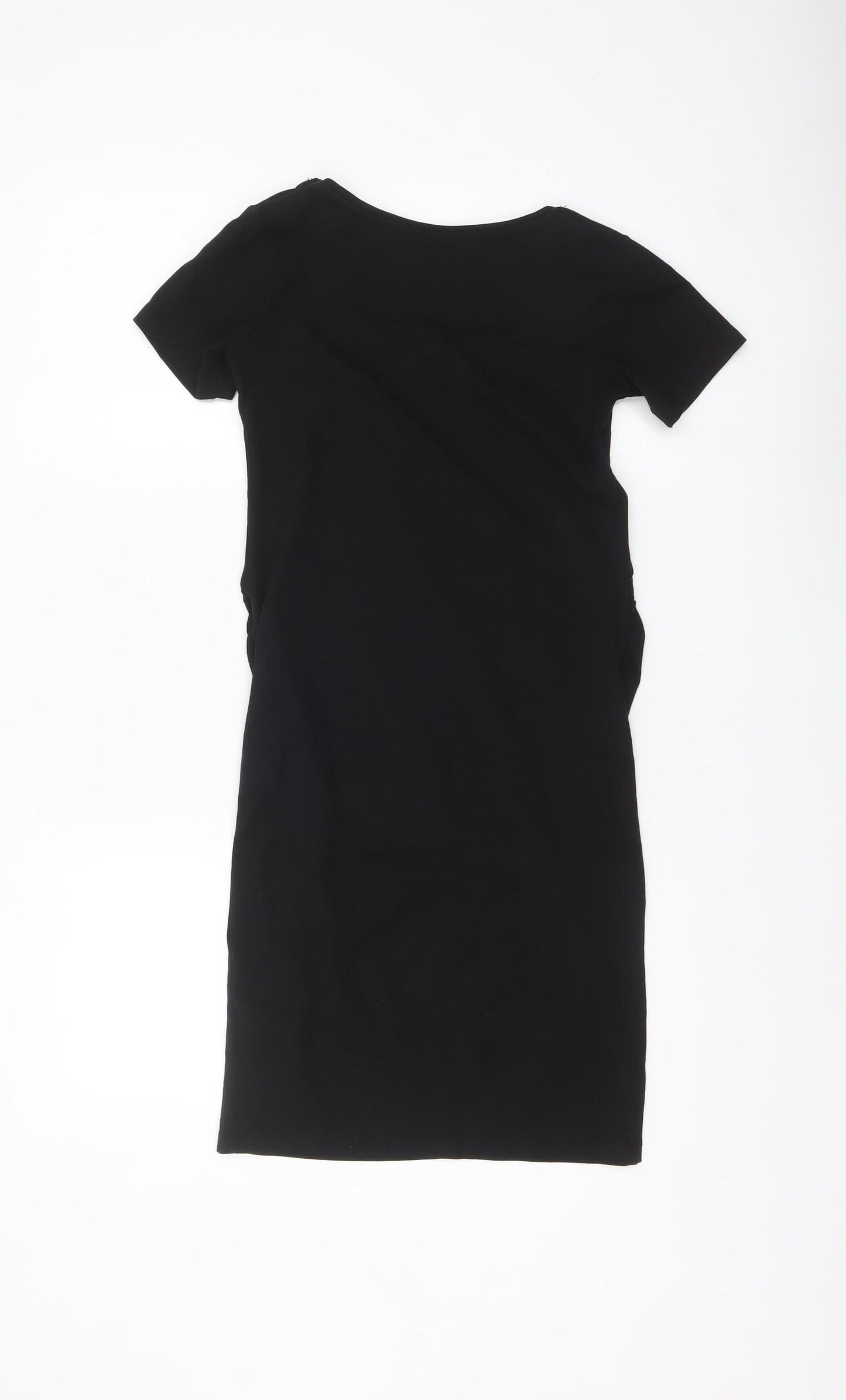 H&M Mama Black Bodycon Maternity Dress Women's XS