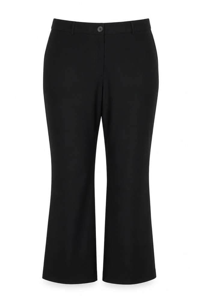 Gallery Womens Black UK 20 Straight Dress Pants Workwear