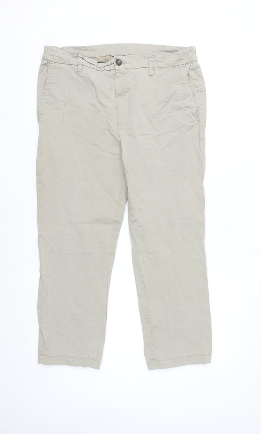 St. Bernard for Dunnes Stores Men's Beige 36N Cotton Chino Trousers