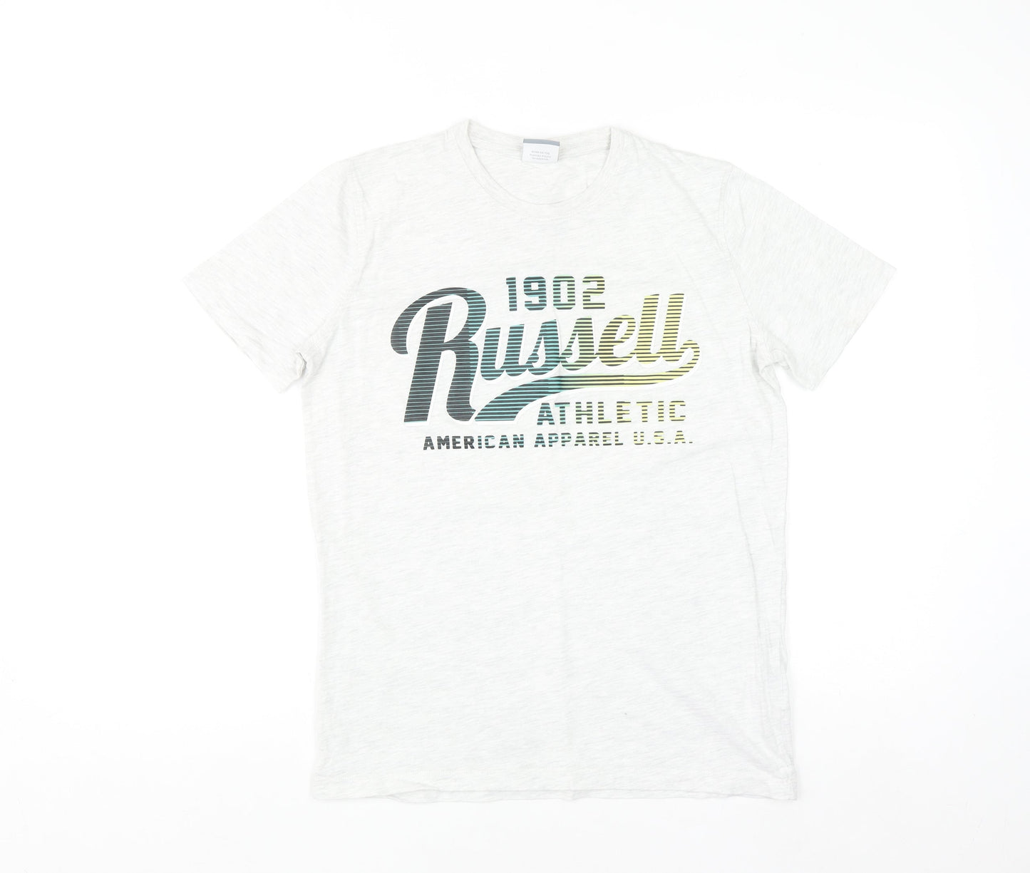 Russell Athletic Boys Grey Graphic Print Sports T-Shirt 14-15 Years