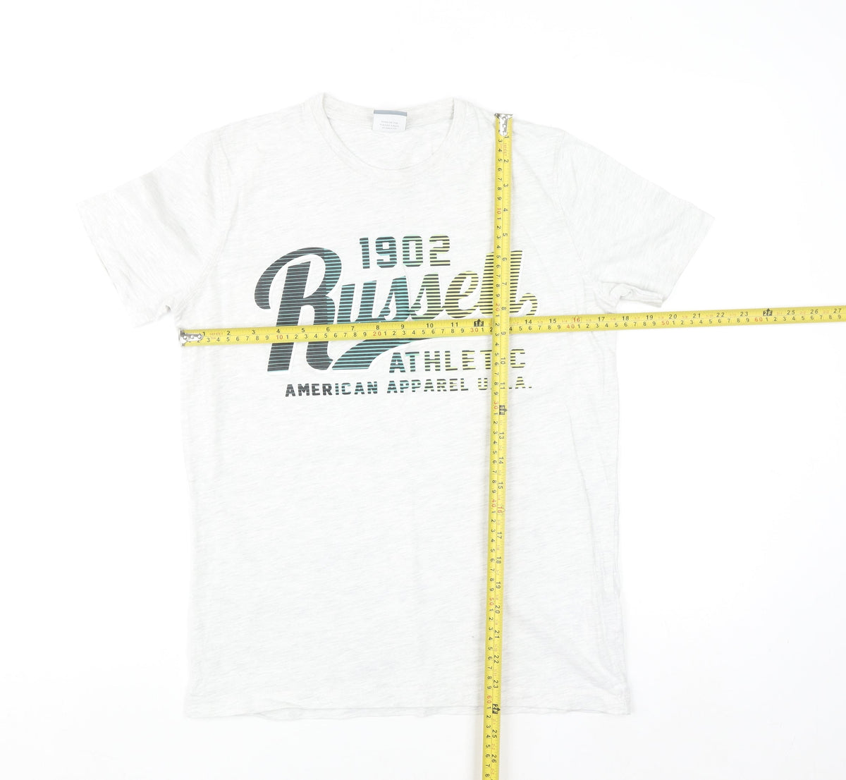 Russell Athletic Boys Grey Graphic Print Sports T-Shirt 14-15 Years