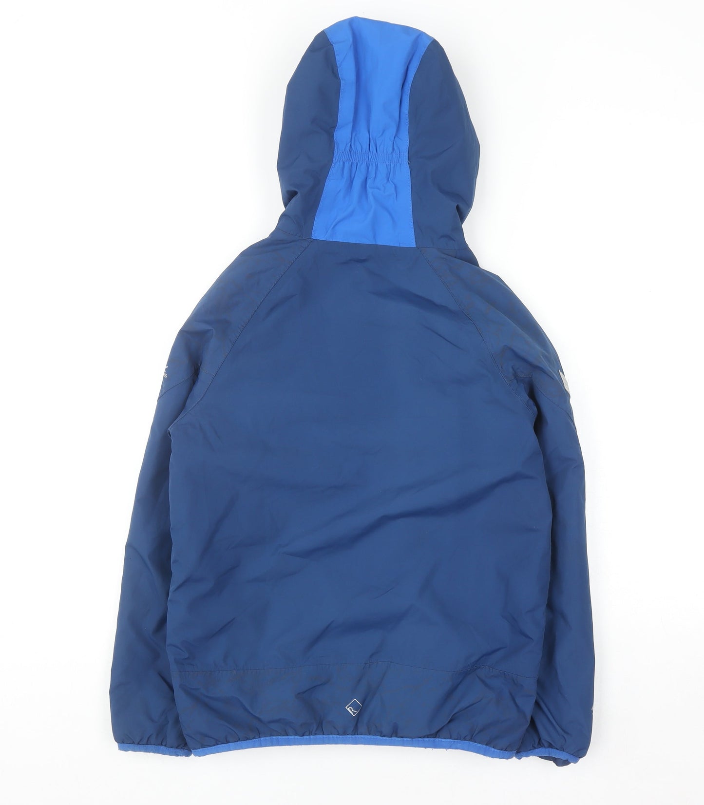Regatta Boys Blue Hooded Windbreaker Jacket 11-12 Years Waterproof Lightweight