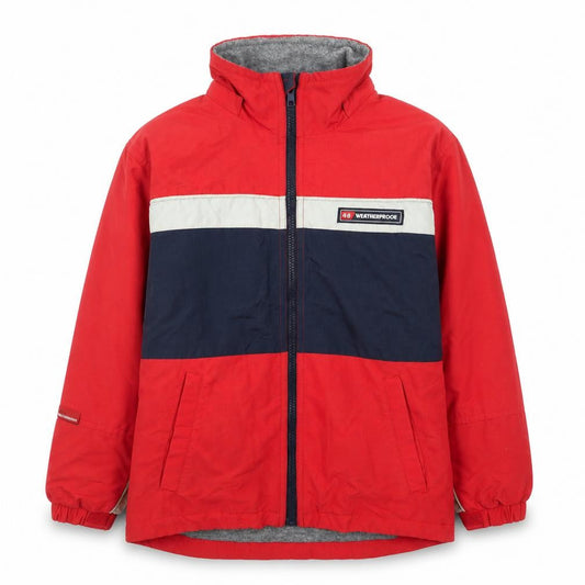 Weatherproof Boys Red Colourblock Lined Puffer Jacket 7 Years