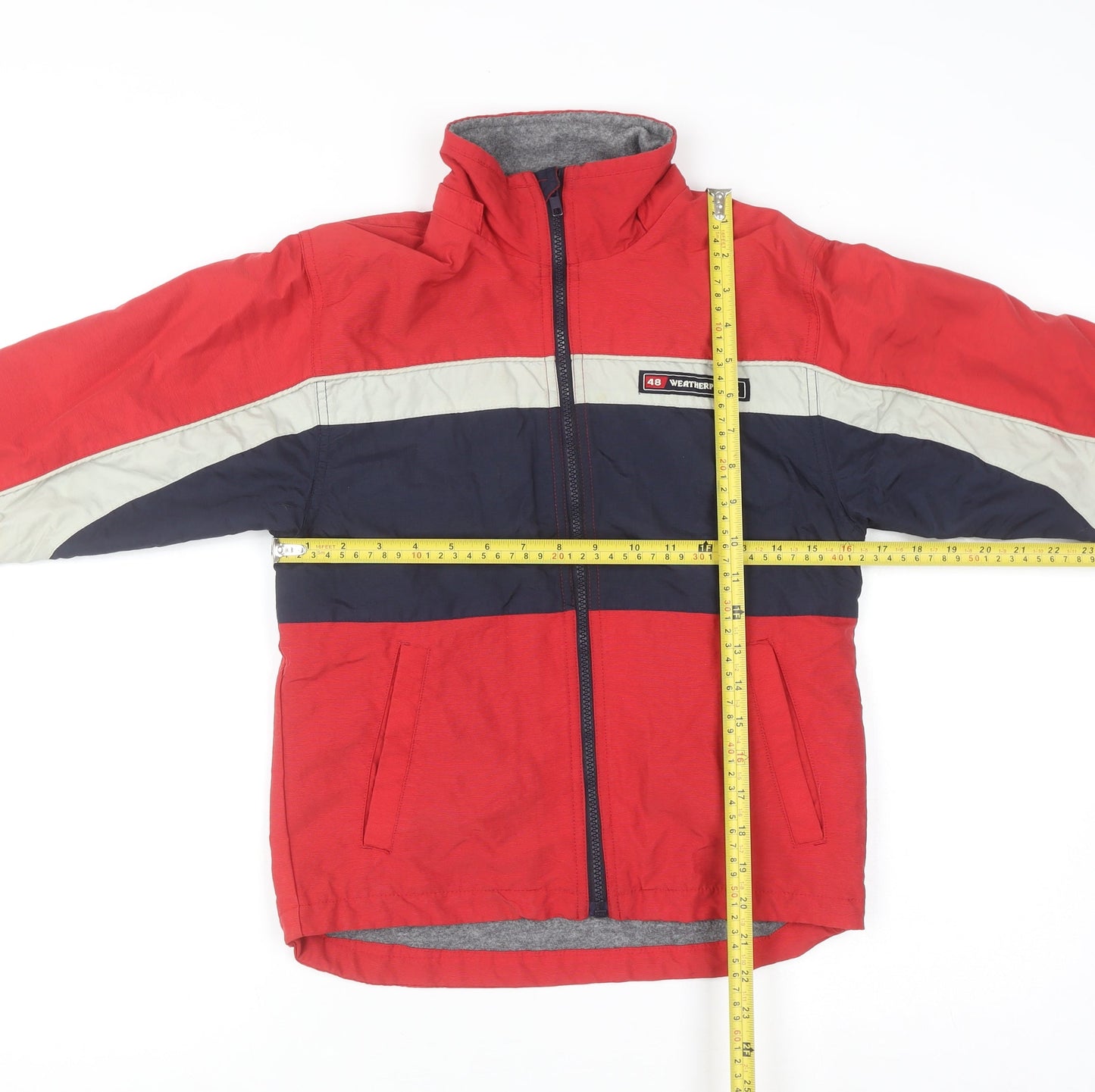 Weatherproof Boys Red Colourblock Lined Puffer Jacket 7 Years