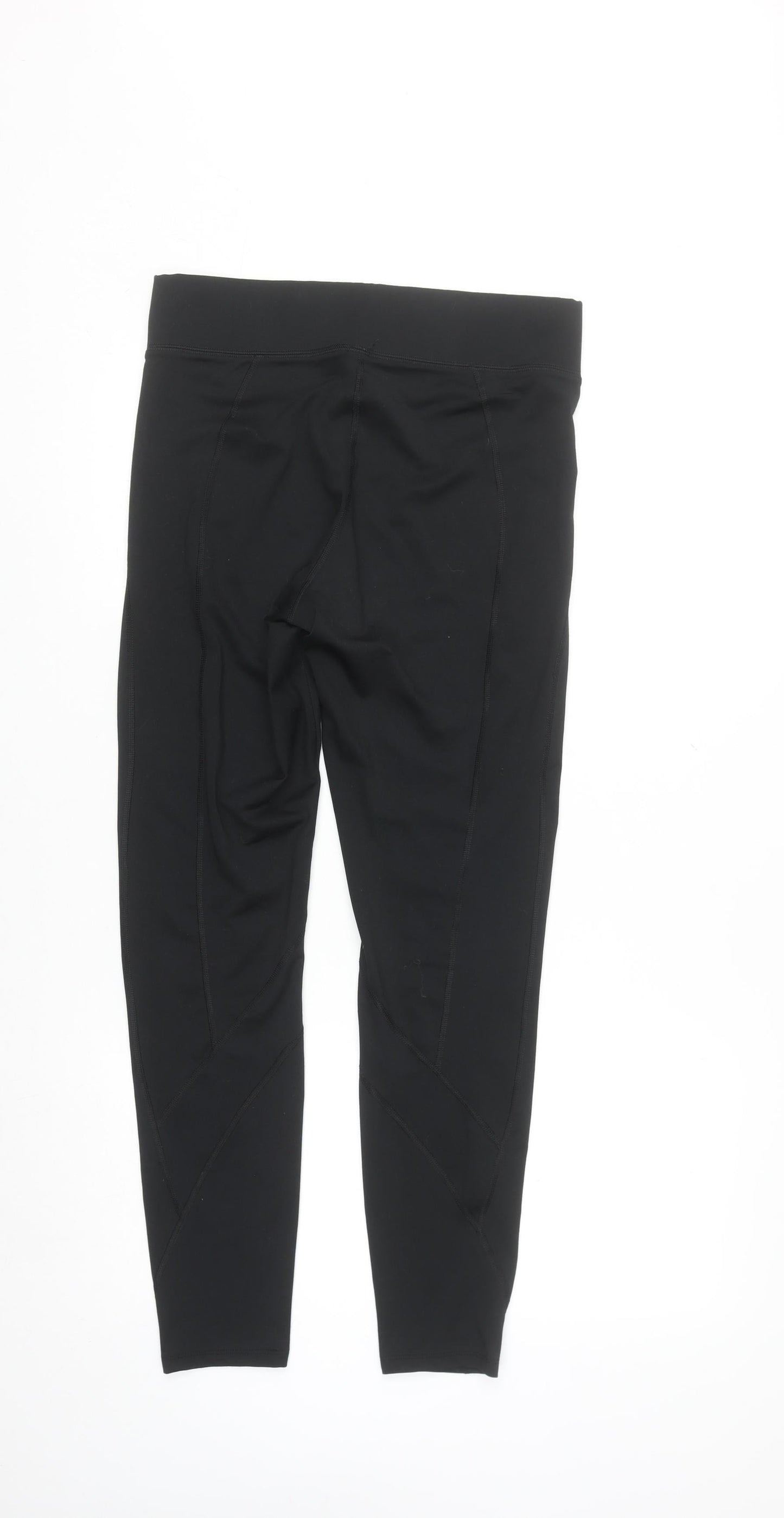 Dunnes Stores Women's Black Ankle Leggings Size M Performance Sport