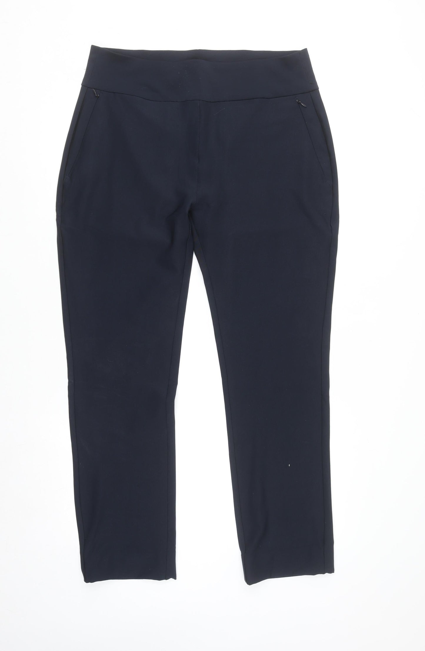 Green Lamb Womens Blue Size 14 Slim Stretch Trousers