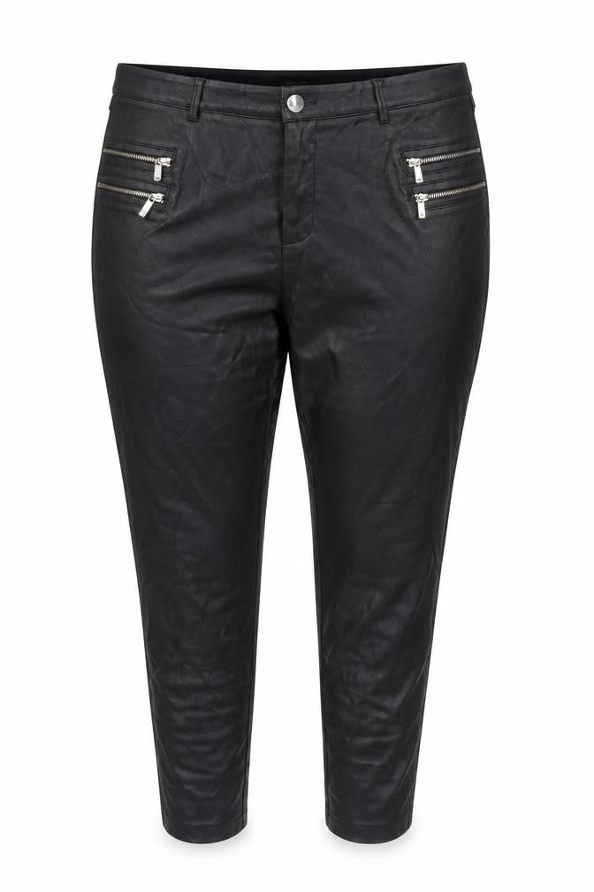River Island Women’s Black Faux Leather Skinny Trousers Size 20