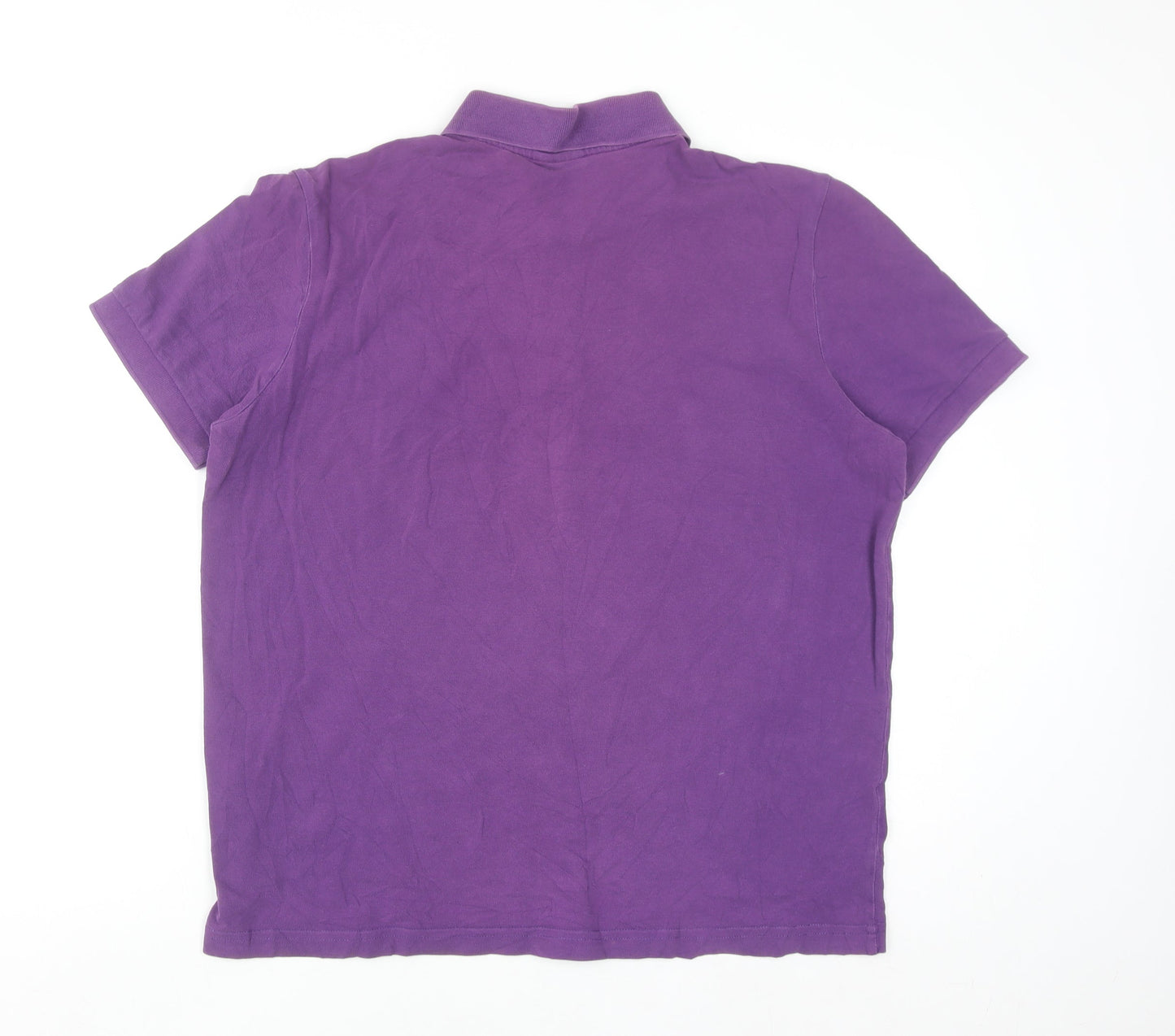 Hugo Boss Men’s Purple Cotton Short Sleeve Polo Shirt Size L
