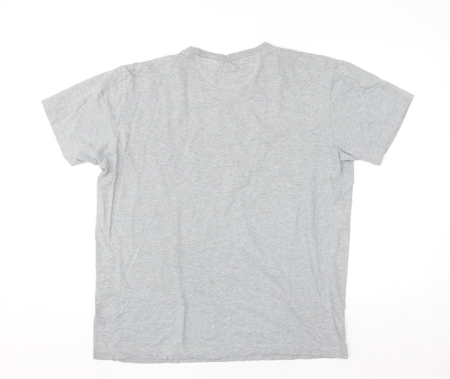 FILA Men's Grey XL Short Sleeve Cotton Graphic T-Shirt