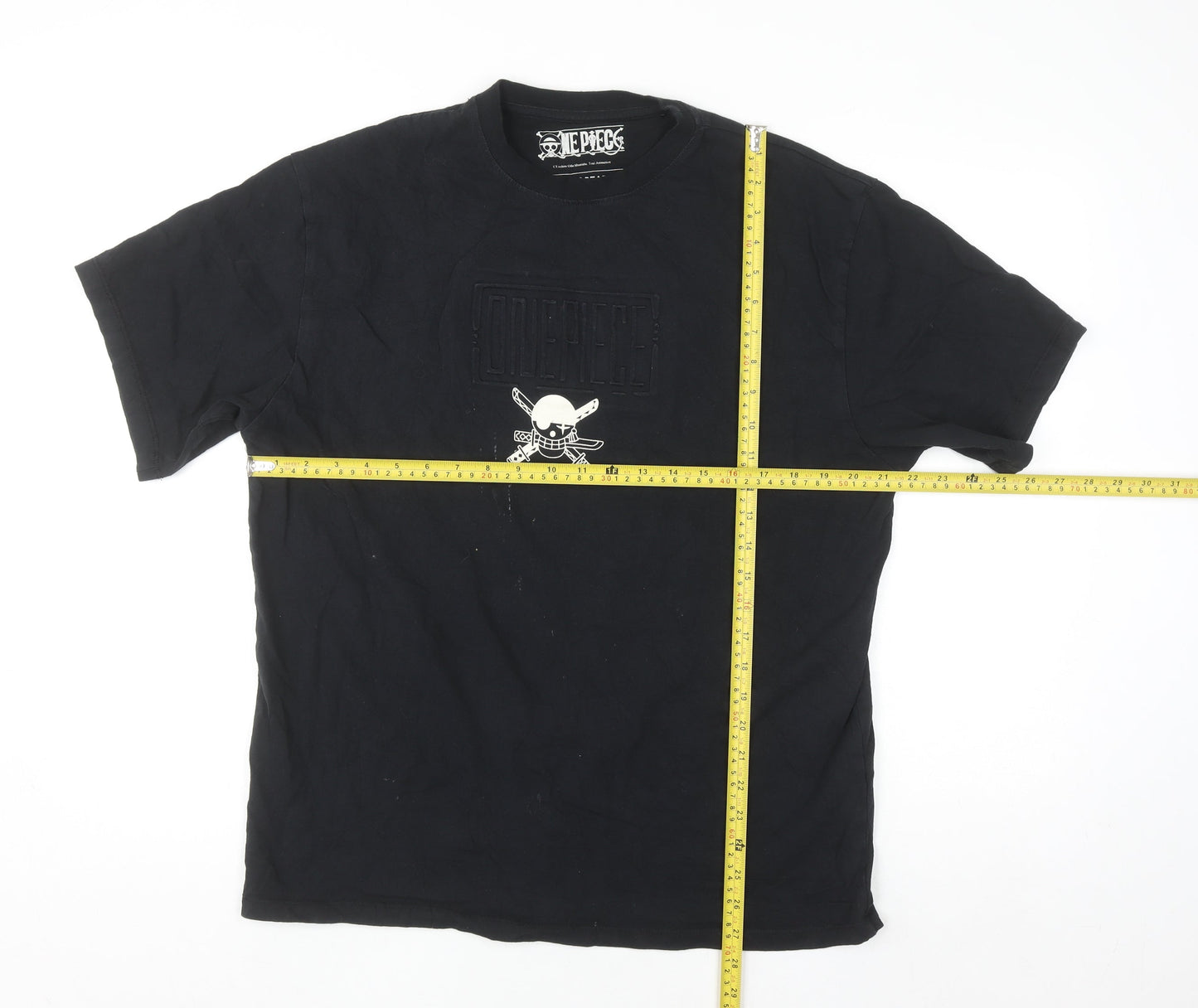 Pull & Bear One Piece Roronoa Zoro Black Men's Anime T-Shirt M