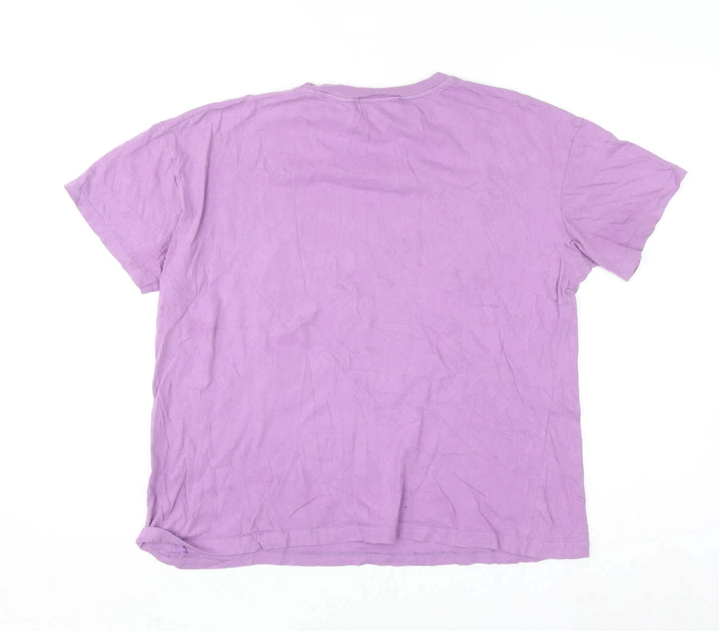 Pull & Bear Women Purple Beetlejuice Graphic T-Shirt Size 12