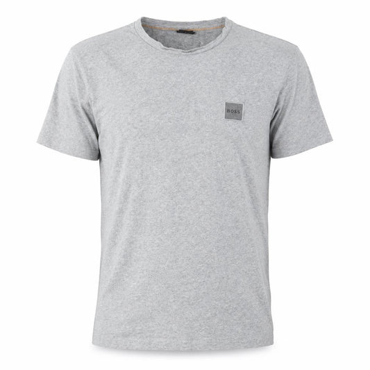 Hugo Boss Men's Grey Cotton Crew Neck Short Sleeve T-Shirt Size S