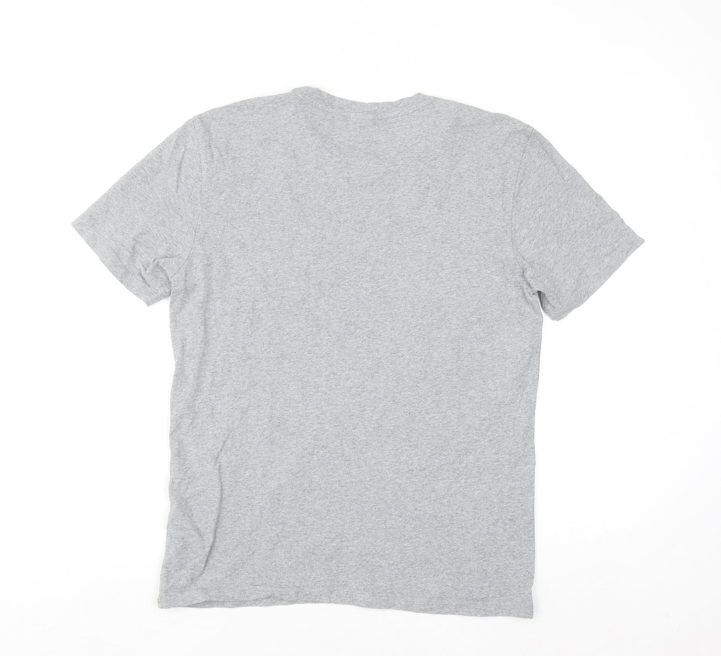Hugo Boss Men's Grey Cotton Crew Neck Short Sleeve T-Shirt Size S