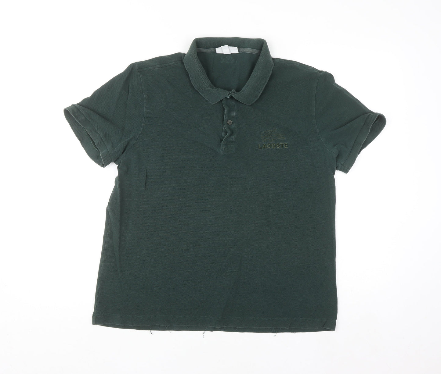 Lacoste Men's Dark Green Regular Fit Polo Shirt XL Cotton Classic