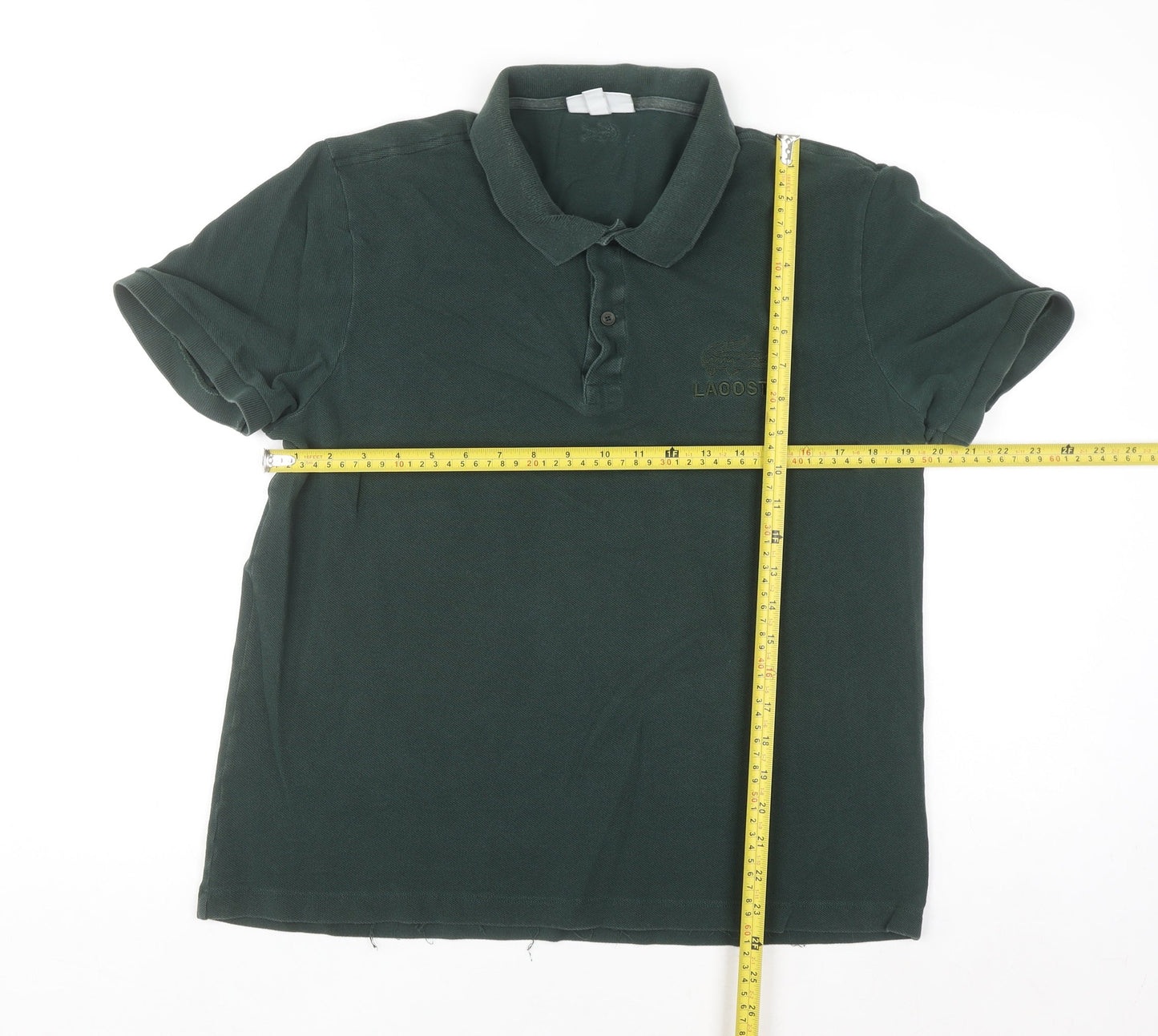 Lacoste Men's Dark Green Regular Fit Polo Shirt XL Cotton Classic