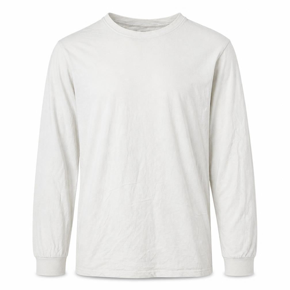 Only & Sons Men's Beige Cotton Long Sleeve Casual Top M