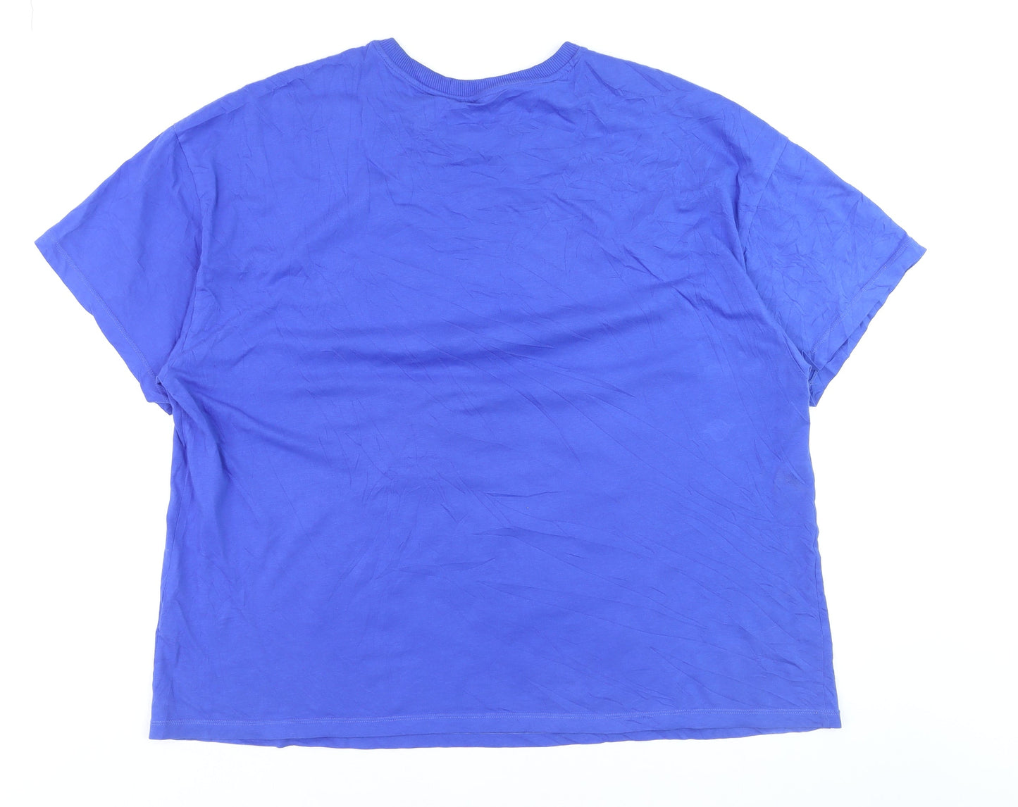 H&M Divided Men Blue Vermont University Graphic Cotton T-Shirt L