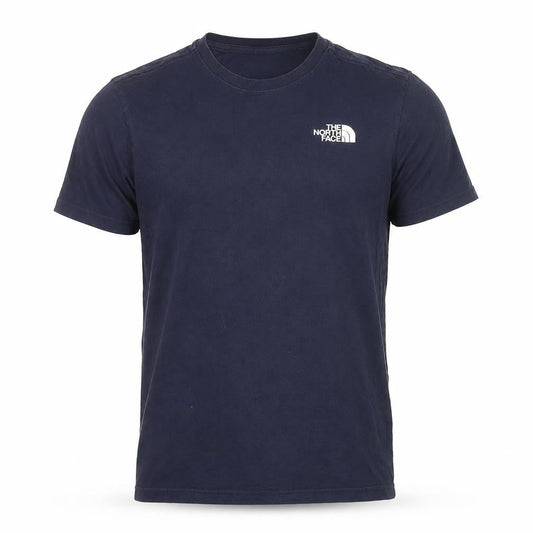 The North Face Men's Blue Small Crew Neck Cotton Outdoor T-Shirt
