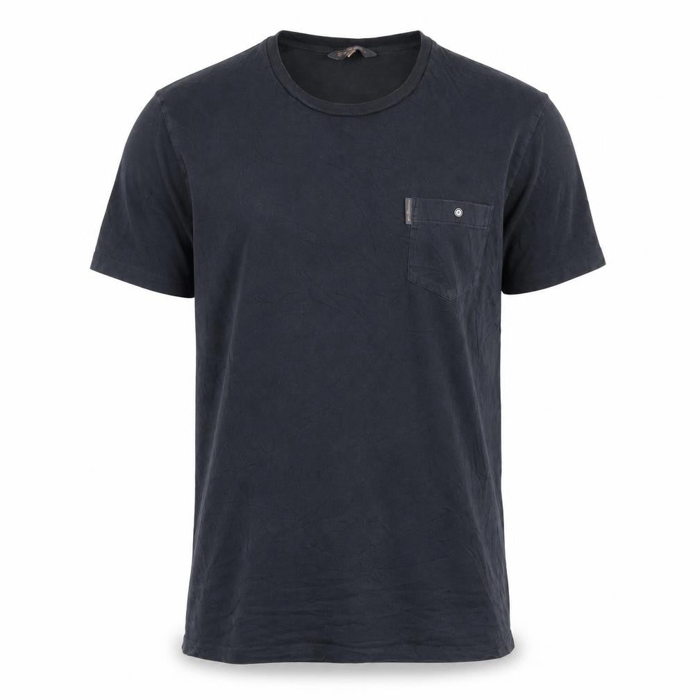 Ben Sherman Men's Black Cotton Crew Neck XL Pocket T-Shirt
