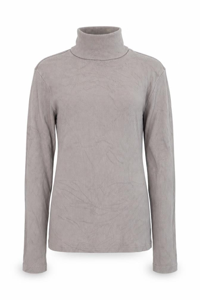 H&M Women Beige Roll Neck Pullover Jumper XS Cotton Blend