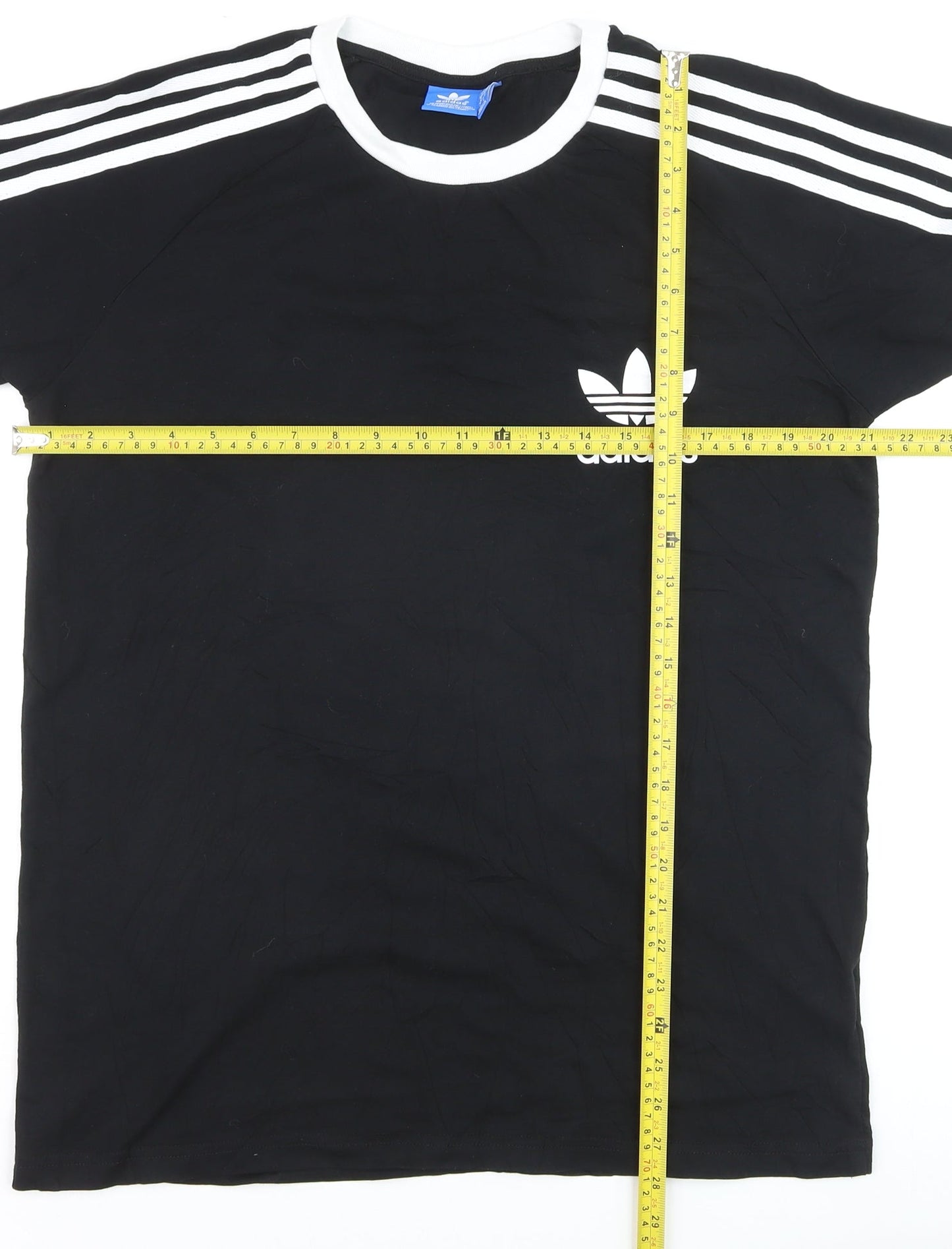 Adidas Womens Black L Basic Jersey Short Sleeve T-Shirt
