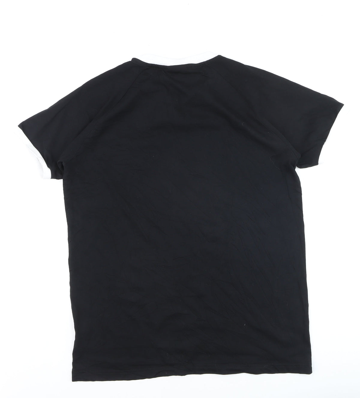 Adidas Womens Black L Basic Jersey Short Sleeve T-Shirt