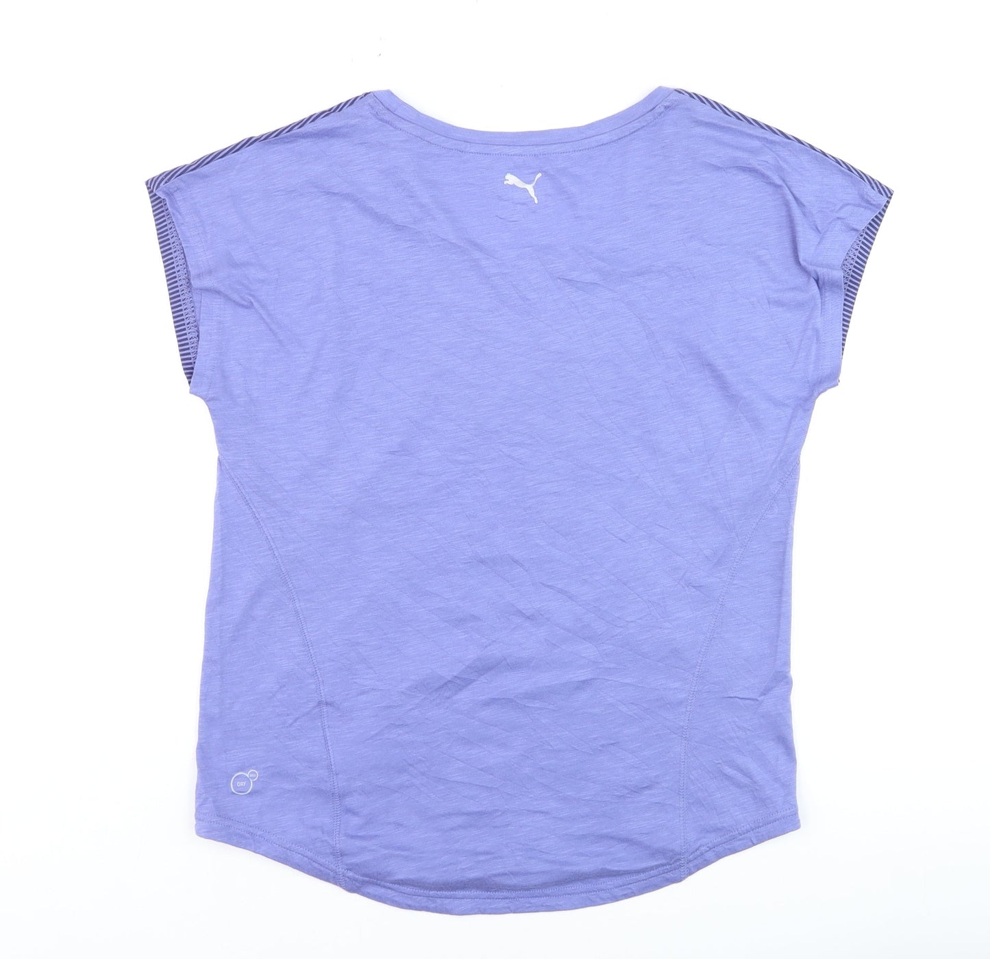 Puma Women's Purple Cotton Modal Sports T-Shirt Size 12